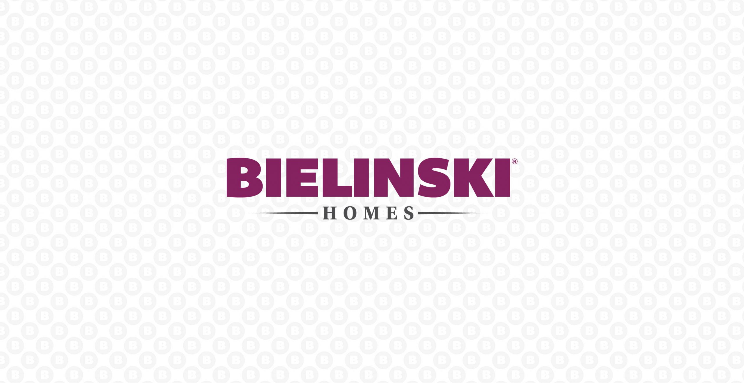 Bielinski Homes - logo on background