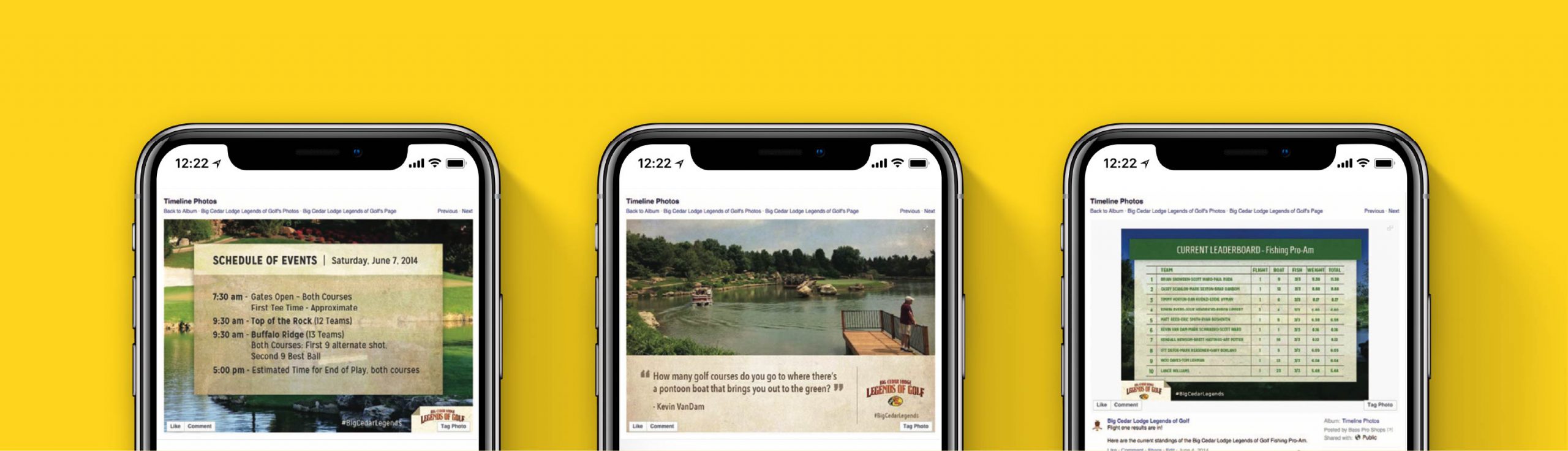 Bass Pro Shops - Displayed on mobile phones