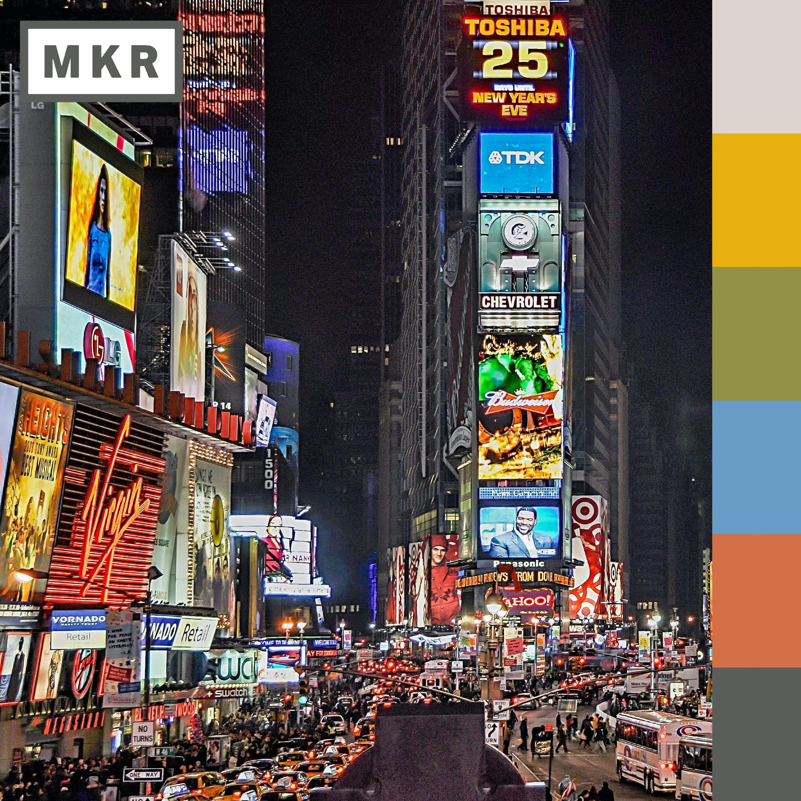 Times Square at night