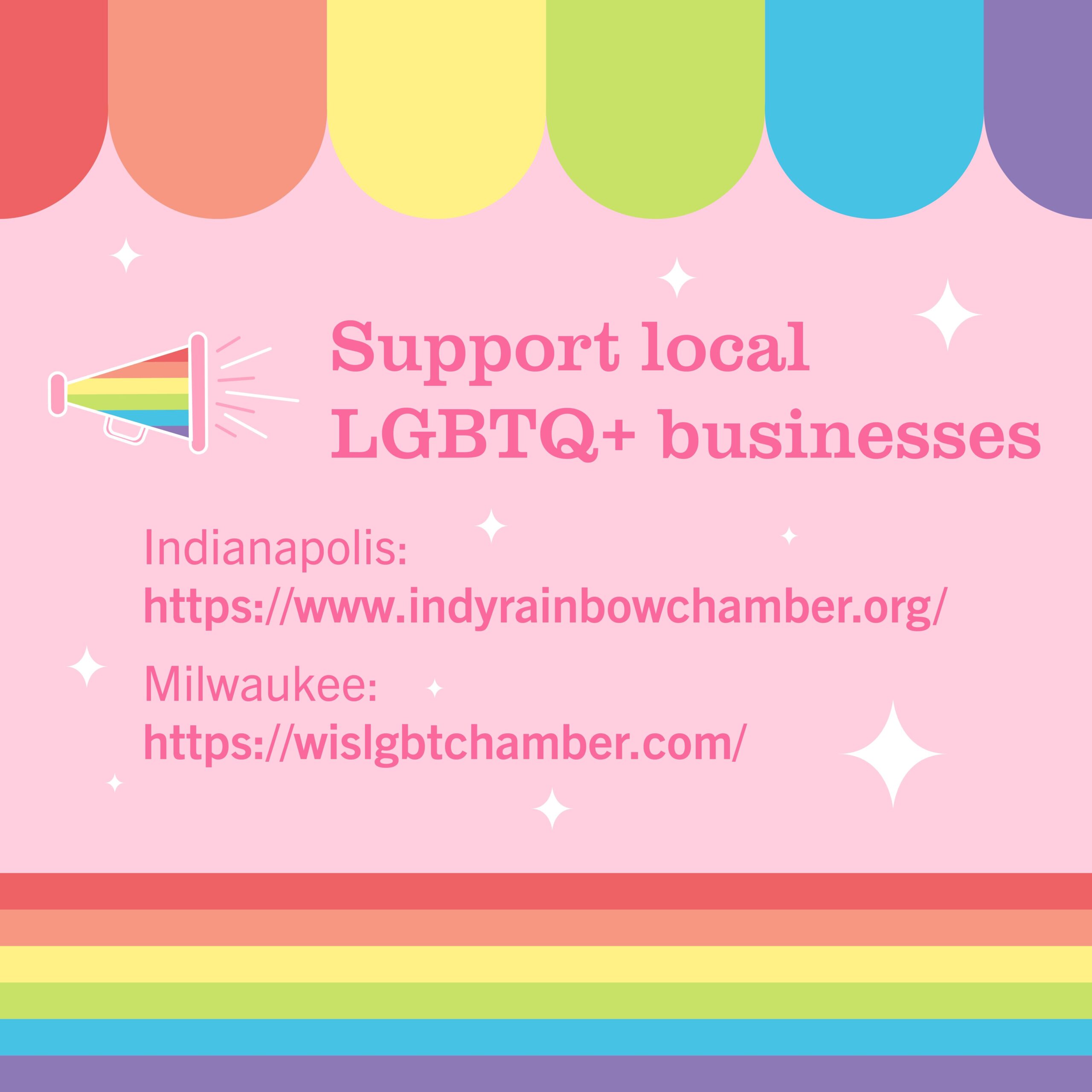 Support local LGBTQ+ businesses